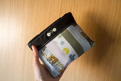 Cartera Neceser sobre BOLSO de mano estilo patchwork: Amazon.es: Handmade
