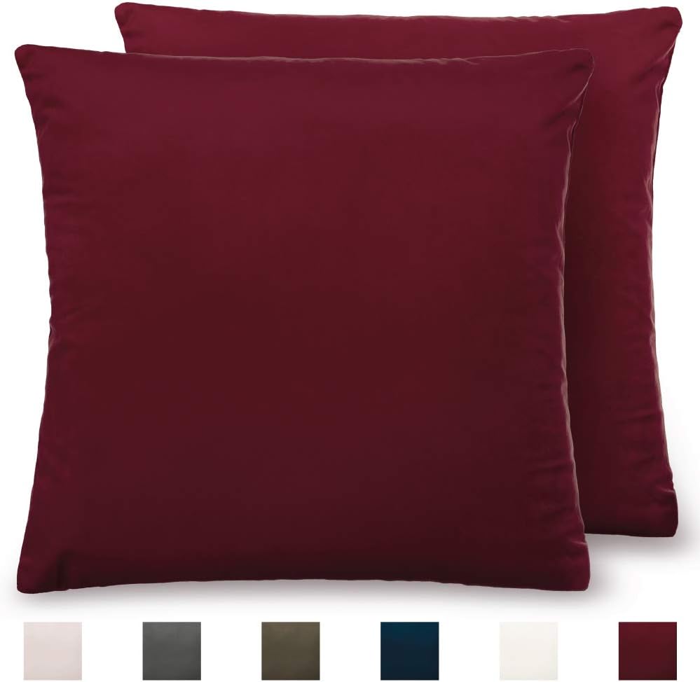 Best red decorative pillows cases sets for living room