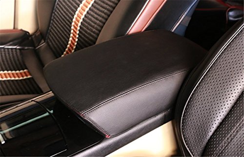 FMtoppeak Black Center Console Armrest Cushion Pad Guard Cover for 2014-2016 Jeep Renegade