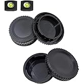 Front Body Cap and Rear Lens Cap Cover for Nikon D7500 D7200 D7100 D7000 D5600 D5300 D5200 D5100 D3500 D3400 D3300 D3200 D310