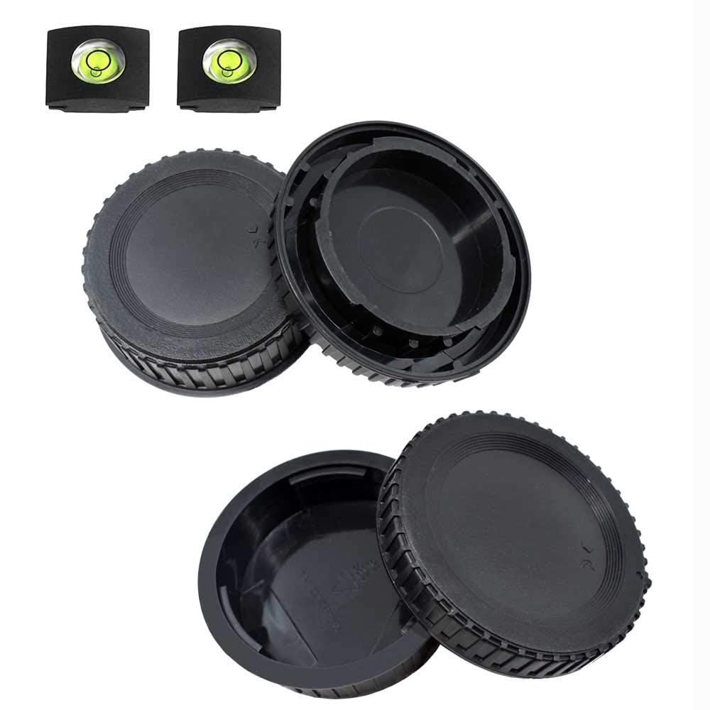 Front Body Cap and Rear Lens Cap Cover for Nikon D7500 D7200 D7100 D7000 D5600 D5300 D5200 D5100 D3500 D3400 D3300 D3200 D3100 D850 D810 D800 D750 D600 D90 D80 More Nikon F Mount BF-1B