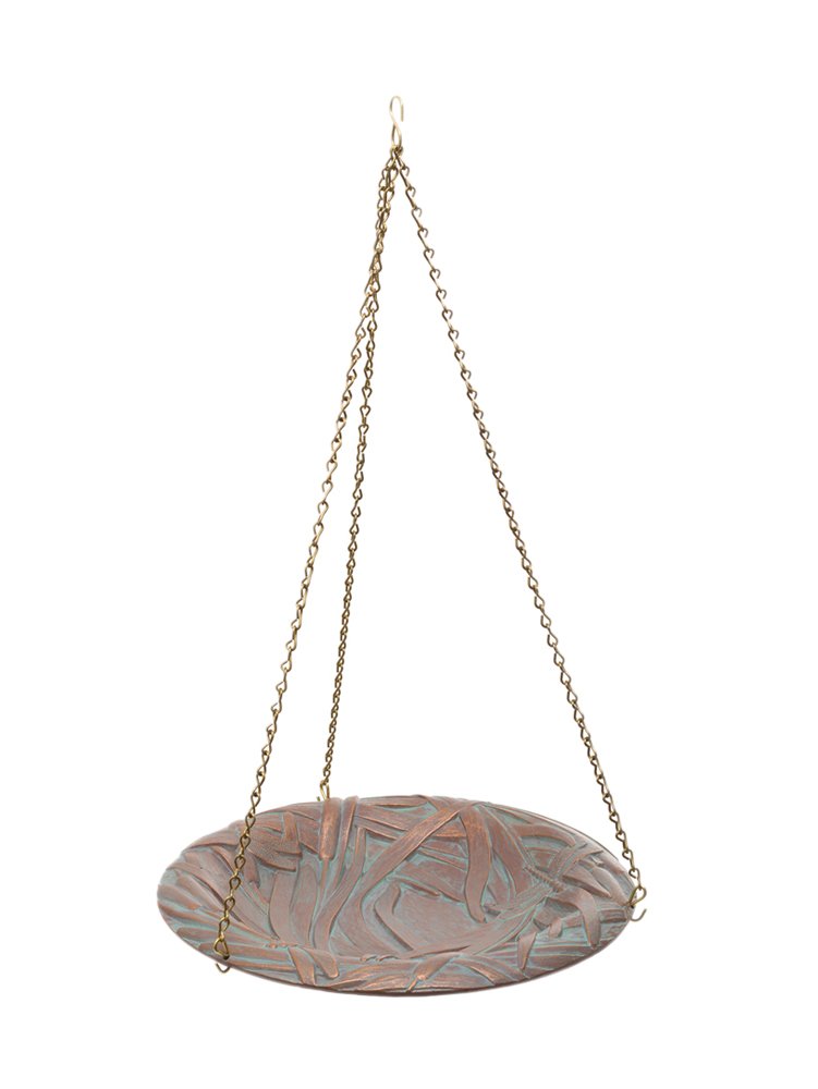 Whitehall Products Dragonfly Hanging Birdbath Copper Verdi 11 515P3qKQjwL