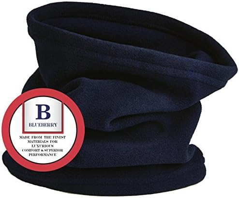Fleece Neck Warmer Gaiter For Men and Women-Ultra Soft, Warm and Cozy - Thermal Winter Gear by Blueberry Uniforms