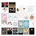 Unomor Happy Birthday Cards with Gold Embellishments Design and 26 Envelopes Birthday Greeting Cards Assorted - 18 Birthday Wishes Printed