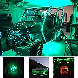 SOCO 2 Pack 120 LED Solar Rope Lights Outdoor,Each