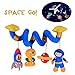 Labebe Car Seat Toy, Hanging Toy for Baby with Blue Astronaut, Baby Crib Toy Car Seat/Double Stroller Toy Girl/Boy/Blue Baby Stroller Toy/Baby Toy Stroller/Toy Baby Crib/Hang Toy/Baby Toy Hanging