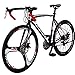 Eurobike Road Bike 700C Wheels 21 Speed Disc Brake Bicycle 54cm/Medium Frame Size (3 Spoke mag Wheel)thumb 4