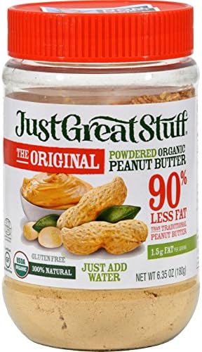Just Great Stuff Powdered Peanut Butter - 6.43 oz - Case of 12