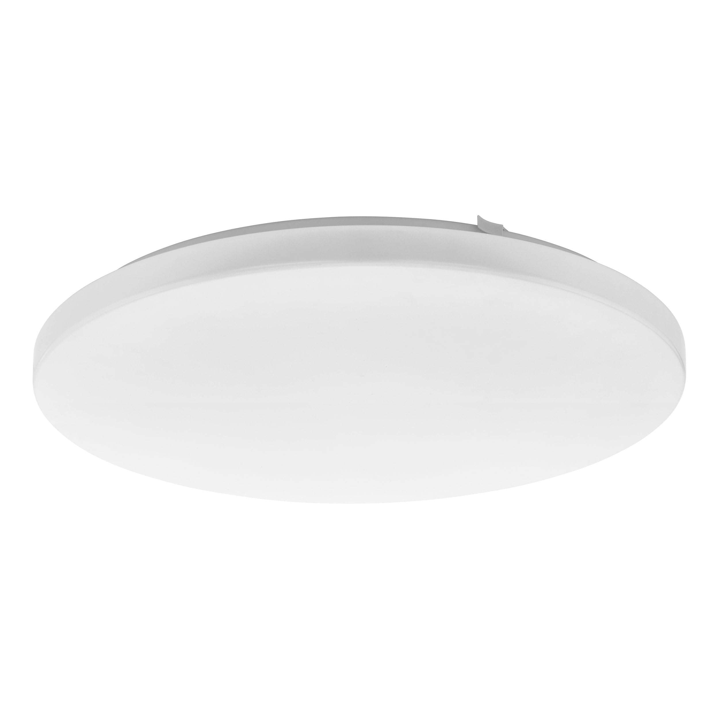 EGLO Frania LED Ceiling Light 1-Bulb Ceiling Light, Material: Steel, Plastic, Colour: White, Diameter: 43 cm