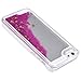 Yoption Transparent Plastic 3D Glitter Quicksand and Star Liquid Case for Apple Iphone 5 5S SE