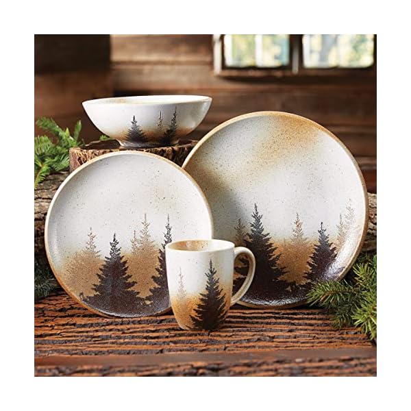 Paseo Road by HiEnd Accents Rustic Dinnerware Set Clearwater Pines