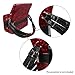 ammoon One Pair Adjustable Synthetic Leather Accordion Shoulder Straps for 16-120 Bass Accordions