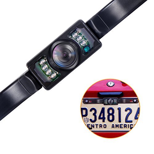 Bestfy Car Rear View Reversing Backup Camera with IP67 Waterproof Rating, 170°Perfect View Angle & 7 Infrared Night Vision LED Lights, Universal Vehicle Backup Camera System for RV, Truck, Bus