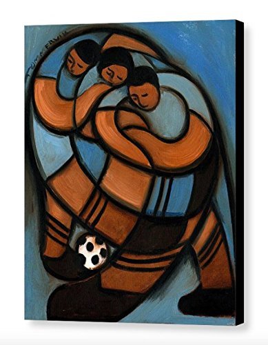 Image result for kids playing soccer in art