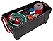 IRIS USA SIA-1000H BLK/RED 2PK [ECOM] IRIS 169 Quart Store-It-All Tote with Handle, Black, 43 Gallon