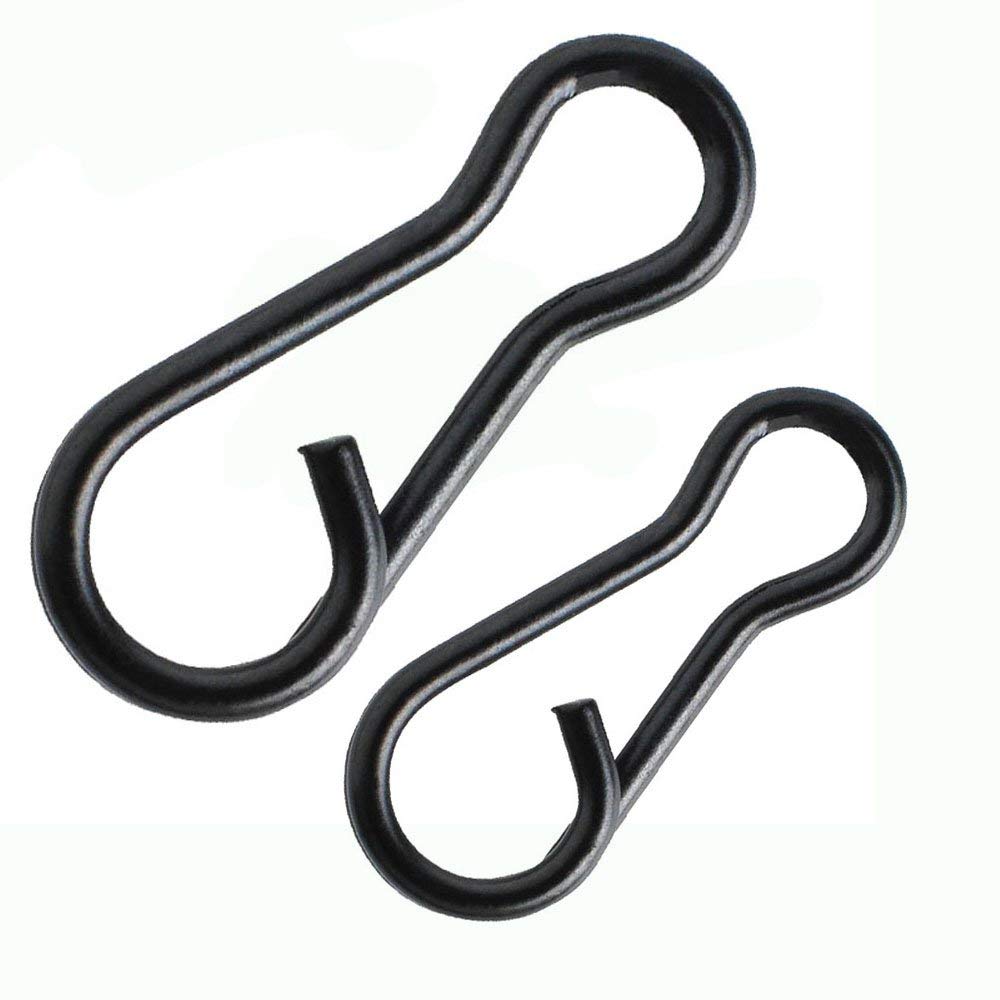 OROOTL Quick Change Link Clips for Carp Fishing, 100Pcs Speed Link Carp Fishing Swivels Lure Connectors Leader Rig Clip Accessories