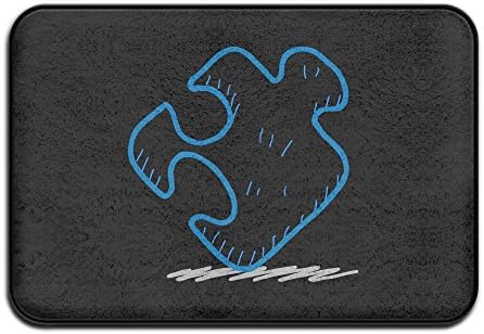 Bathroom Rug Mat Contour Rug Toilet Floor Rug Flannel Bath Shower Mat A Puzzel Square Carpet