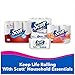 Scott ComfortPlus Toilet Paper, 4 Packs of 6 Mega Rolls (24 Rolls Total) Bath Tissue, White