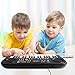 M SANMERSEN Piano for Kids, 37 Keys Kids Piano LCD Display / Double Speakers Musical Piano for Kids with Piano Score Electronic Piano Educational Piano Toys Gift for 3-12 Years Boys Girls