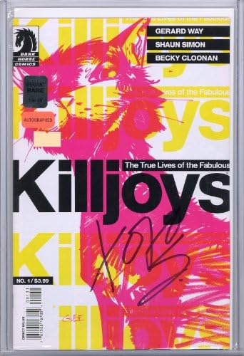 True Lives of the Fabulous Killjoys #1 Signed by Gerard Way Variant Cover Edition