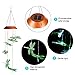 xxschy LED Solar Dragonfly Wind Chimes Outdoor - Waterproof Solar Powered LED Changing Light Color Six Dragonflies Mobile Romantic Wind-Bell for Home, Party, Festival Decor, Night Garden Decoration