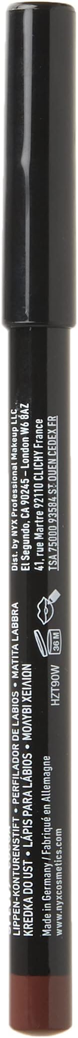 NYX Slim Lip Pencil Buttery Soft Cocoa 807 Long-Wear Lip Liner view 3