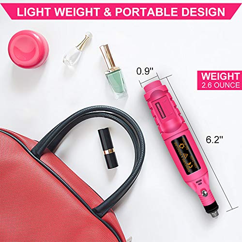 Electric Nail Drill, Acrylic Nail Tools, Professional Portable Electric Nail Kit, Pen Shape Finger Toe Nail Care, Electric Nail Polishing Machine, Nail File Nail Tips Manicure Pedicure Machine set
