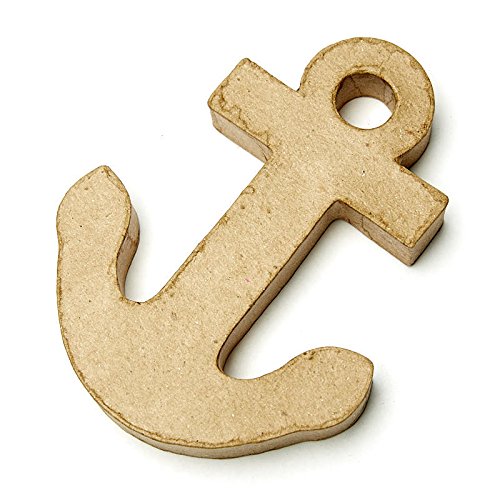 Factory Direct Craft Unfinished Paper Mache Anchors | 6 Anchors