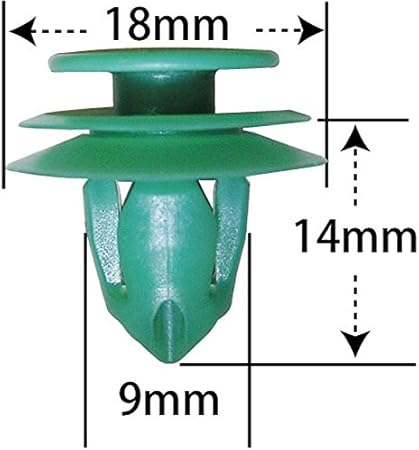 Amazon プッシュリベット トランクトリム用クリップ ホンダ フィットhb 10個入 Nh 735 インテリアパネル 車 バイク