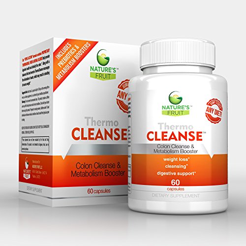 Nature\u002639;s Fruit ThermoCleanse 30 Servings, 60 Capsules  1 Best Thermogenic Colon Cleanse for 