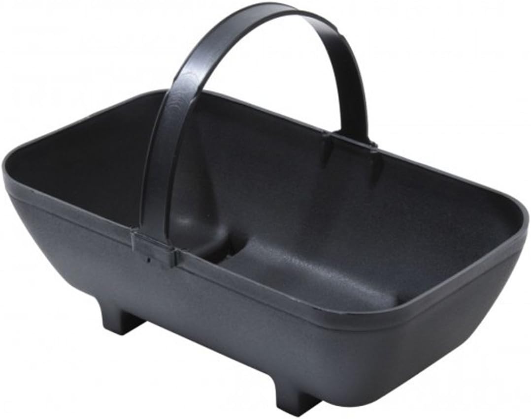Tierra Garden GP44BLK Large Trug Recycled Plastic Planter, Black
