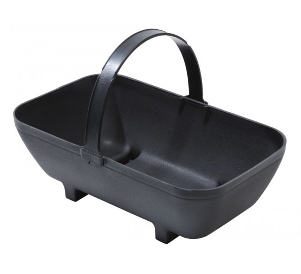 Tierra Garden GP44BLK Large Trug Recycled Plastic Planter, Black