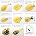 18 Inch Confetti Filled DIY Kit Party Balloons Set - 6 Clear 18