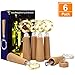 (6 Pack) Wine Bottle String Lights, DealKits LED Cork Fairy Lights, Powered by AAA Battery for Bedroom, Birthday Wedding Parties, Home Garden Bar Decoration - Warm White, 2.3ft