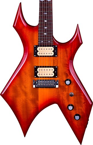 B.C. RICH Mk9-WL-CRS w/case Mk9 Warlock Electric Guitar with Hard Shell Case, Cherry Red Sunburst