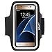 Ailun Phone Armband Compatible with Galaxy S7 Feartured with Sport Scratch Resistant Material Slim Lightweight Dual Arm Size Slots Sweat Resistant Key Pocket with Headphone Port Black