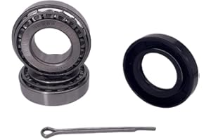 DEEG Harbor Freight Trailer Bearing kit 30205 Bearings and Seal tc 30x52x10mm Fits 25mm Trailer axles