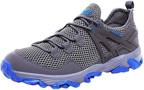 Daylin Men's Mesh Breathable Hiking Shoes Outside Summer Sport Fitness Lightweight Non-Slip Outdoor Walking Shoes