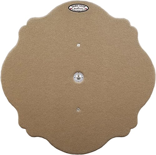 36" Professional Dartboard Backboard, Scalloped (Tan)