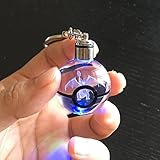 S-SO K9 Crystal 3D Charizard Pokemon Go Elf ball Night LED light keychain ring