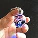 S-SO K9 Crystal 3D Charizard Pokemon Go Elf ball Night LED light keychain ring