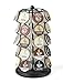 K-Cup Carousel Organizer Quality Spinning Keurig K Cup Coffee Pod Tower Single Serve Nespresso Storage Rack Heavy Duty 360 Degree Rotating Espresso Capsules Holder Holds 35 K Cups Classic Black