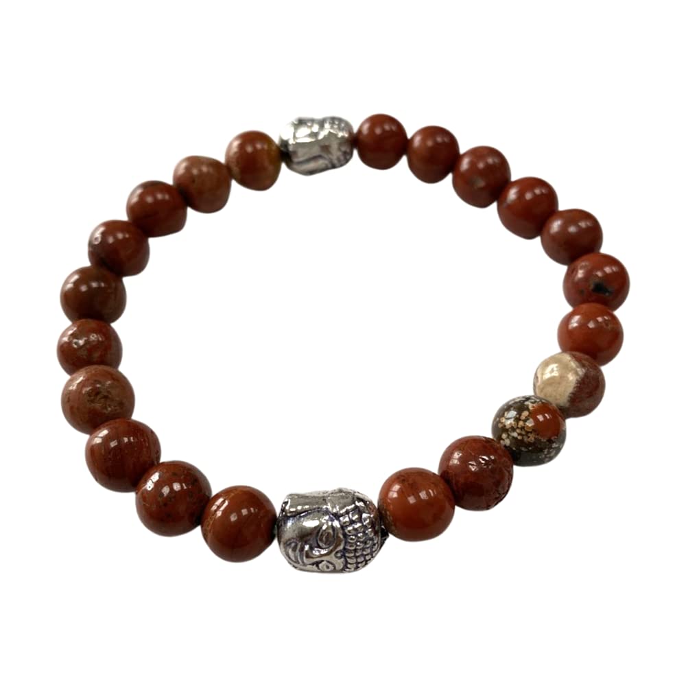 VIE Buddha Bracelet (Red Jasper)