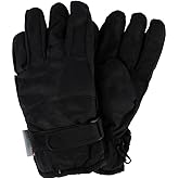 CTM Kids' 3-6 Thinsulate Lined Waterproof Winter Gloves