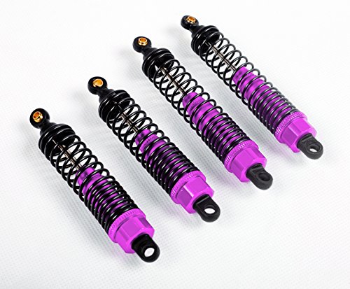 SummitLink Aluminum Shock Damper Absorber P For Traxxas Stampede Slash 4X4 VXL 4 mm Big Bore Purple