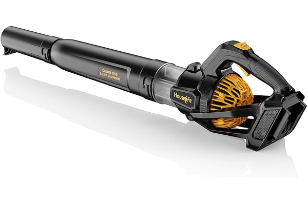 600 CFM Cordless Leaf Blower Compatible with DEWALT 20V MAX Battery | 150 MPH Turbo Handheld Blower, 3 Speeds, Lightweight 3.