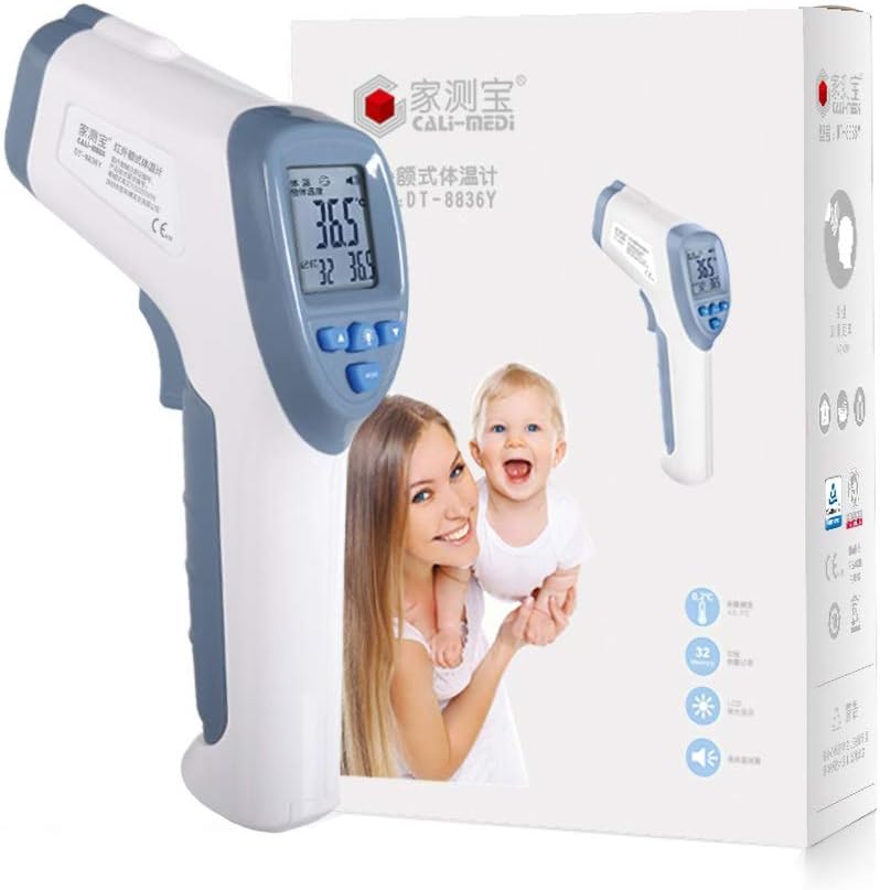 XLH Medical Infrared Magnetic Thermometer for Fever, Ear and Forehead Thermometer for Baby Kids Adults Surface and Room, Easy Operation