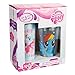 Vandor 42188 My Little Pony 16 oz Plastic Travel Mug and 18 oz Acrylic Travel Cup with Lid and Straw Set, Multicolor