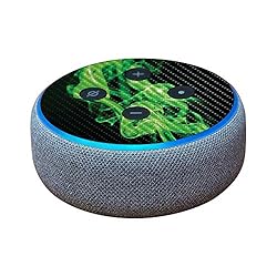 MightySkins Carbon Fiber Skin for Amazon Echo Dot