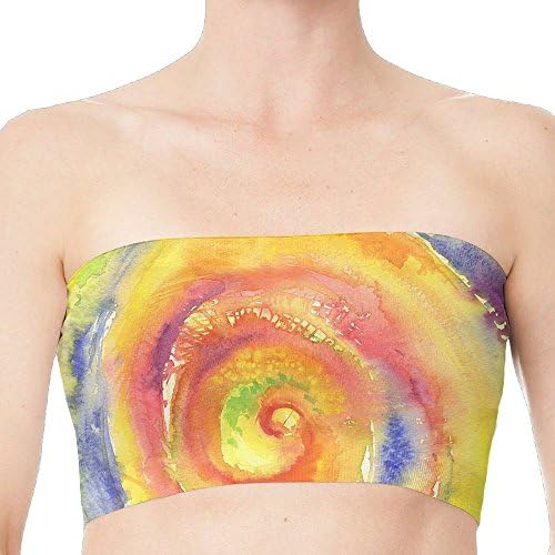 Women Seamless Chest Wrap artist Colors Chest Binder Tank Top